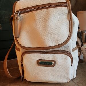 NWOT Rosetti Cream and Brown Women's Backpack
